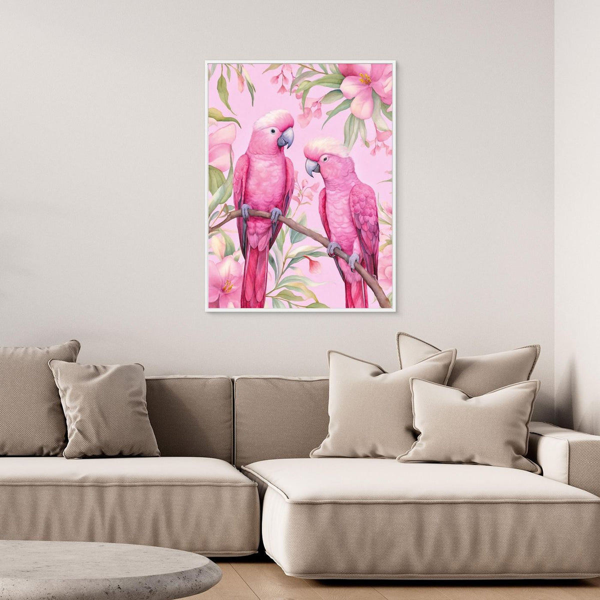 Pink Cockatoo Love by Andrea Haase