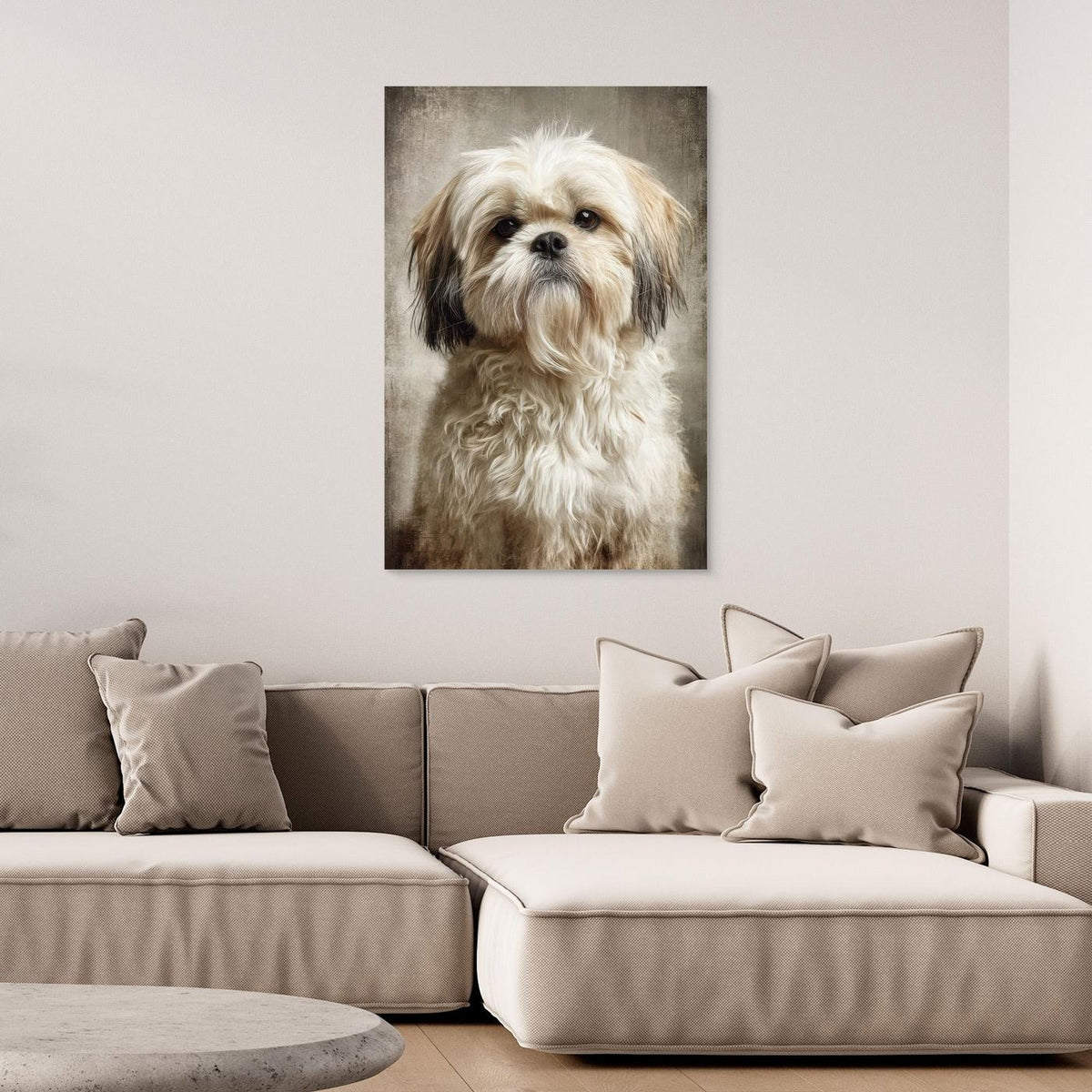 Shih Tzu Dog Portrait 1 by Rafal Kulik