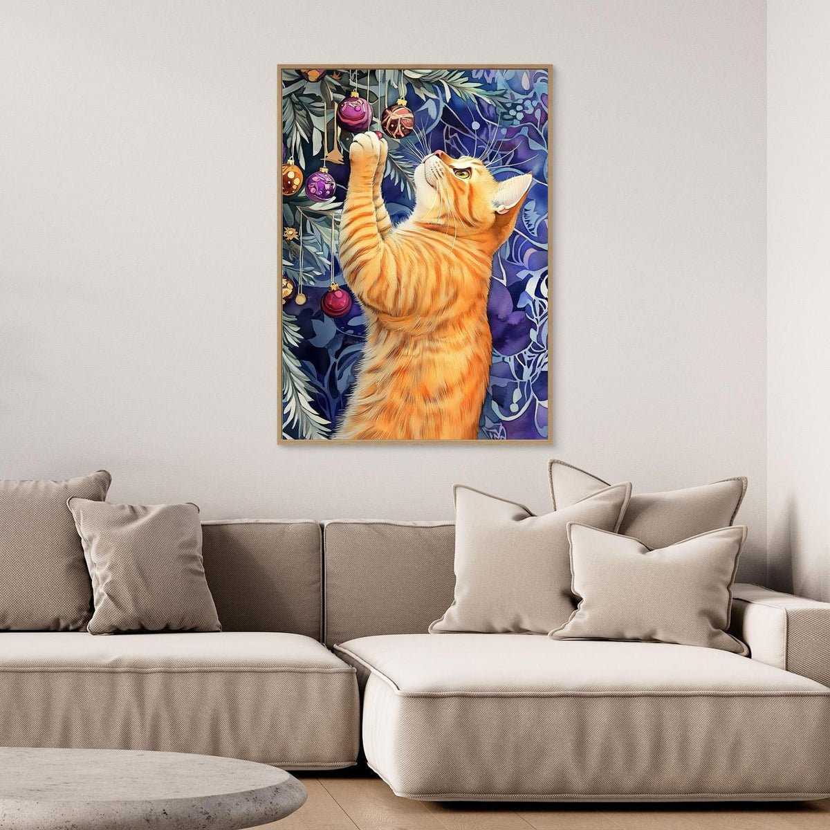 Cats Love the Christmas Tree (14) by Justyna Jaszke