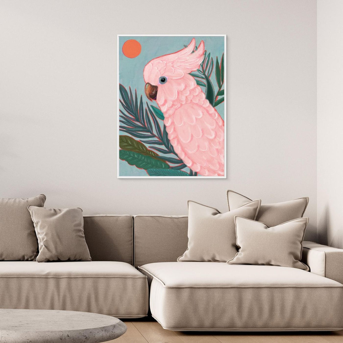 Pink Cockatoo by Katarzyna Gąsiorowska