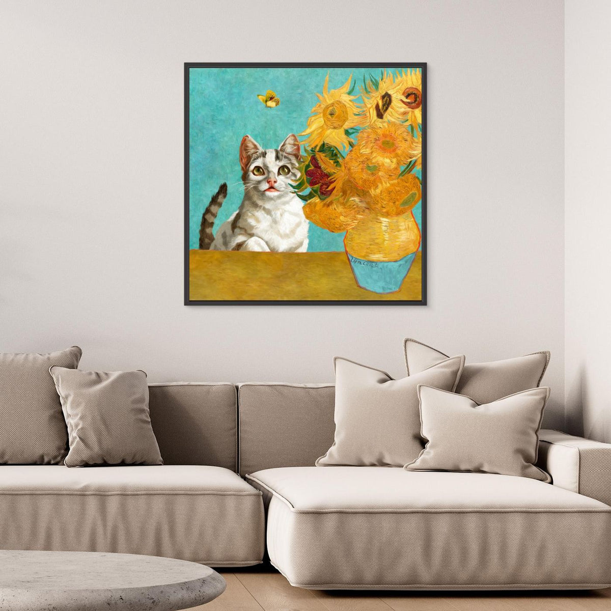 Vincent Van Gogh's Cat (and a Butterfly) by Marja Van Den Hurk