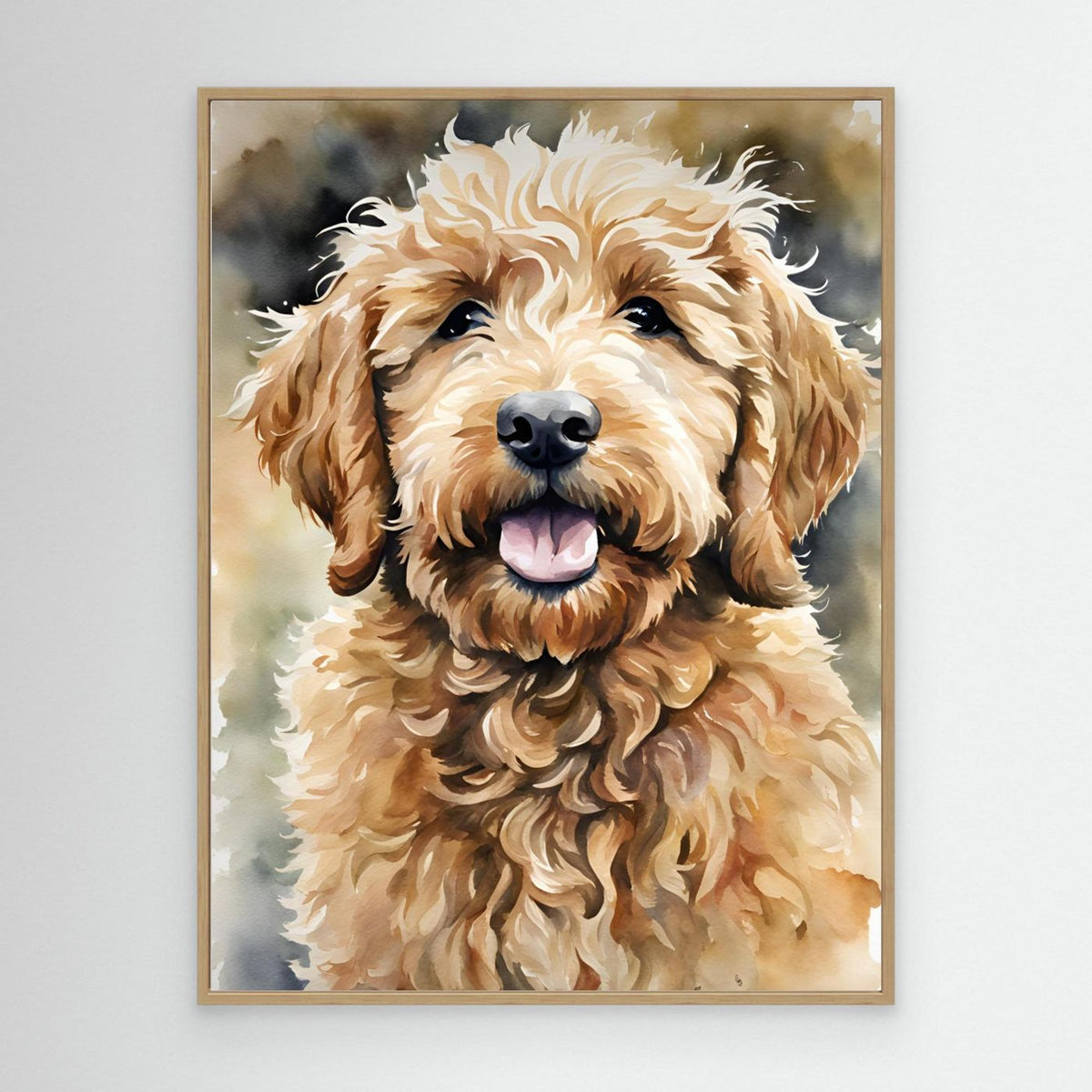 Golden Doodle Aquarell by Ohkimiko