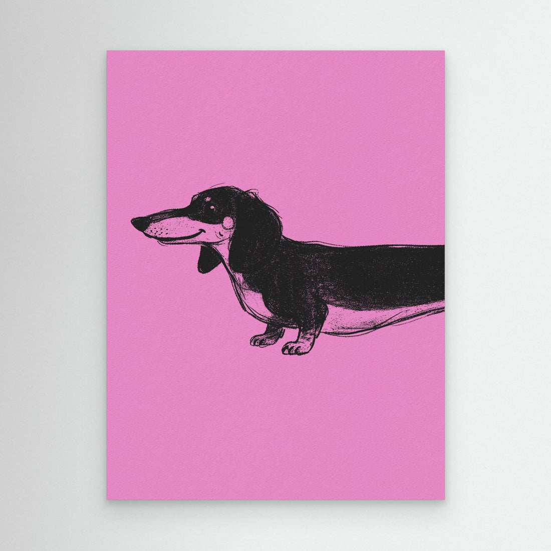 Dachshund 1 Green by Andreas Magnusson