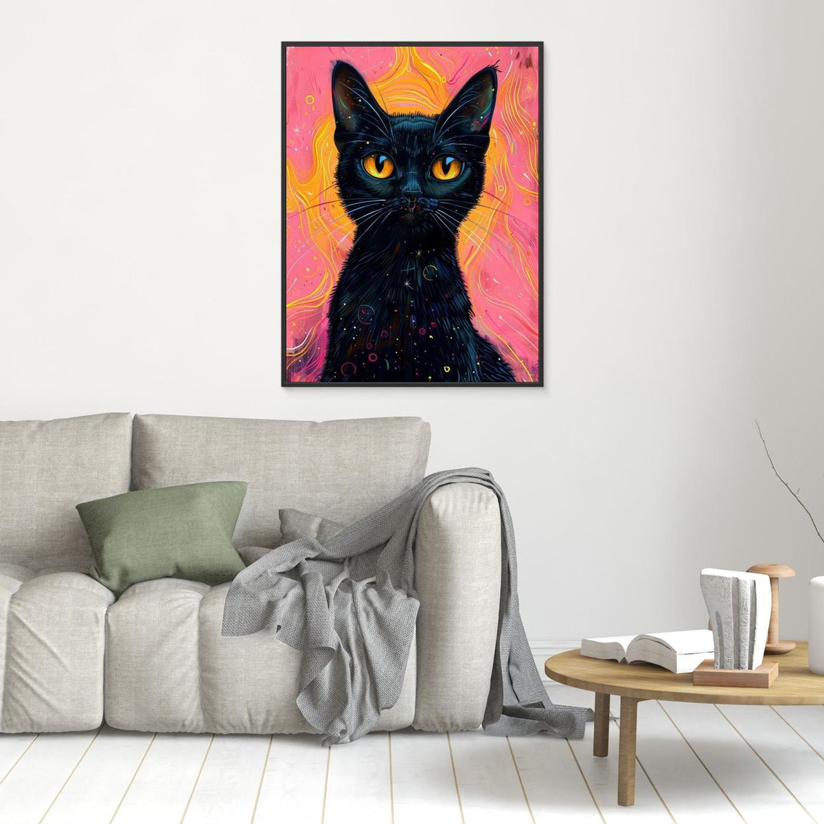 Candy Cat the Star Illustration by Justyna Jaszke