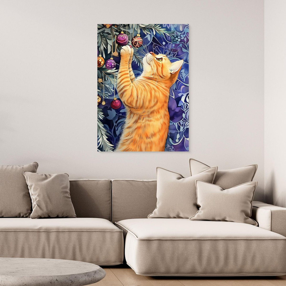 Cats Love the Christmas Tree (14) by Justyna Jaszke
