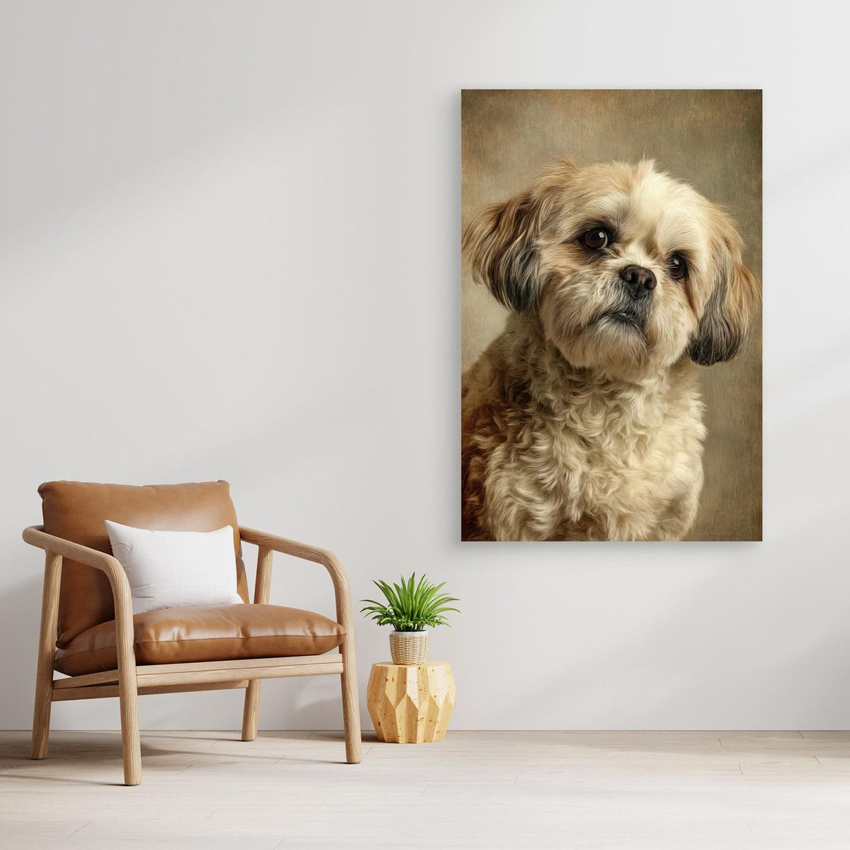 Shih Tzu Dog Portrait 4 by Rafal Kulik