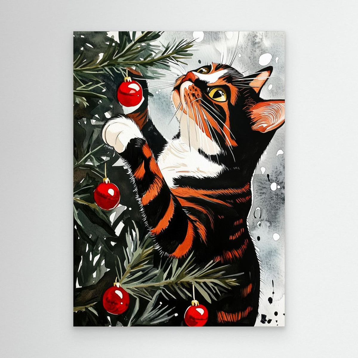 Cats Love the Christmas Tree (18) by Justyna Jaszke