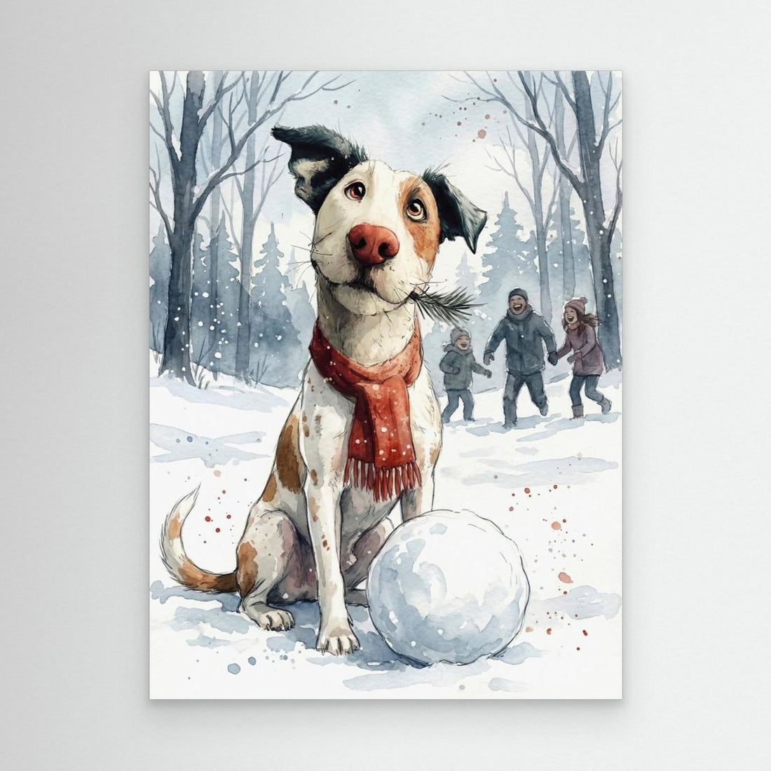 Frosty- Festive Animals-13 by Emel Tunaboylu