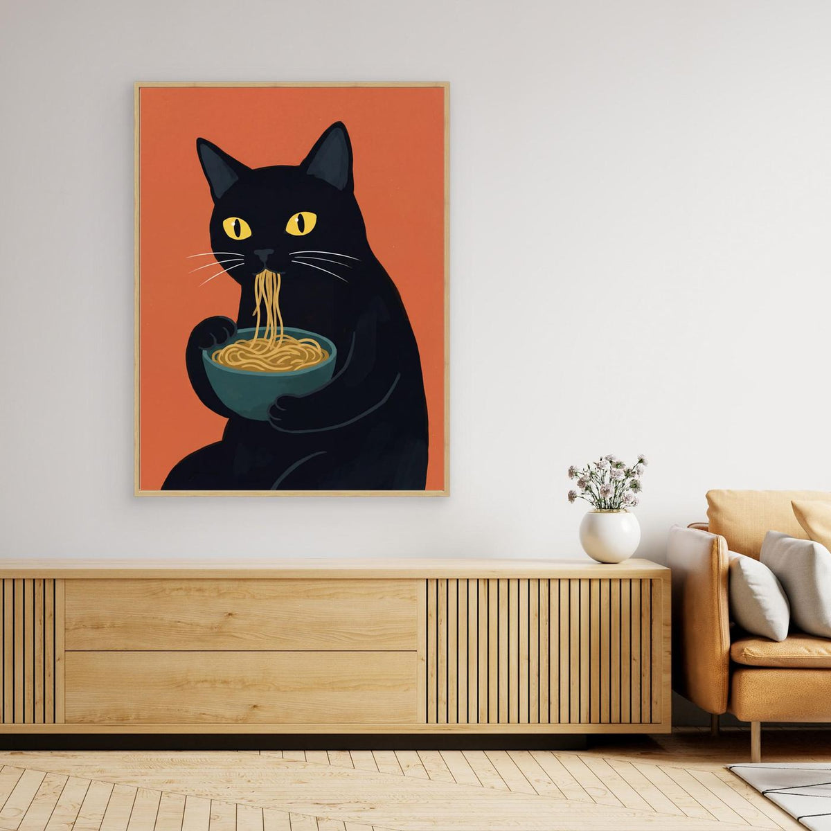 Noodle Cat No 1 by Andreas Magnusson