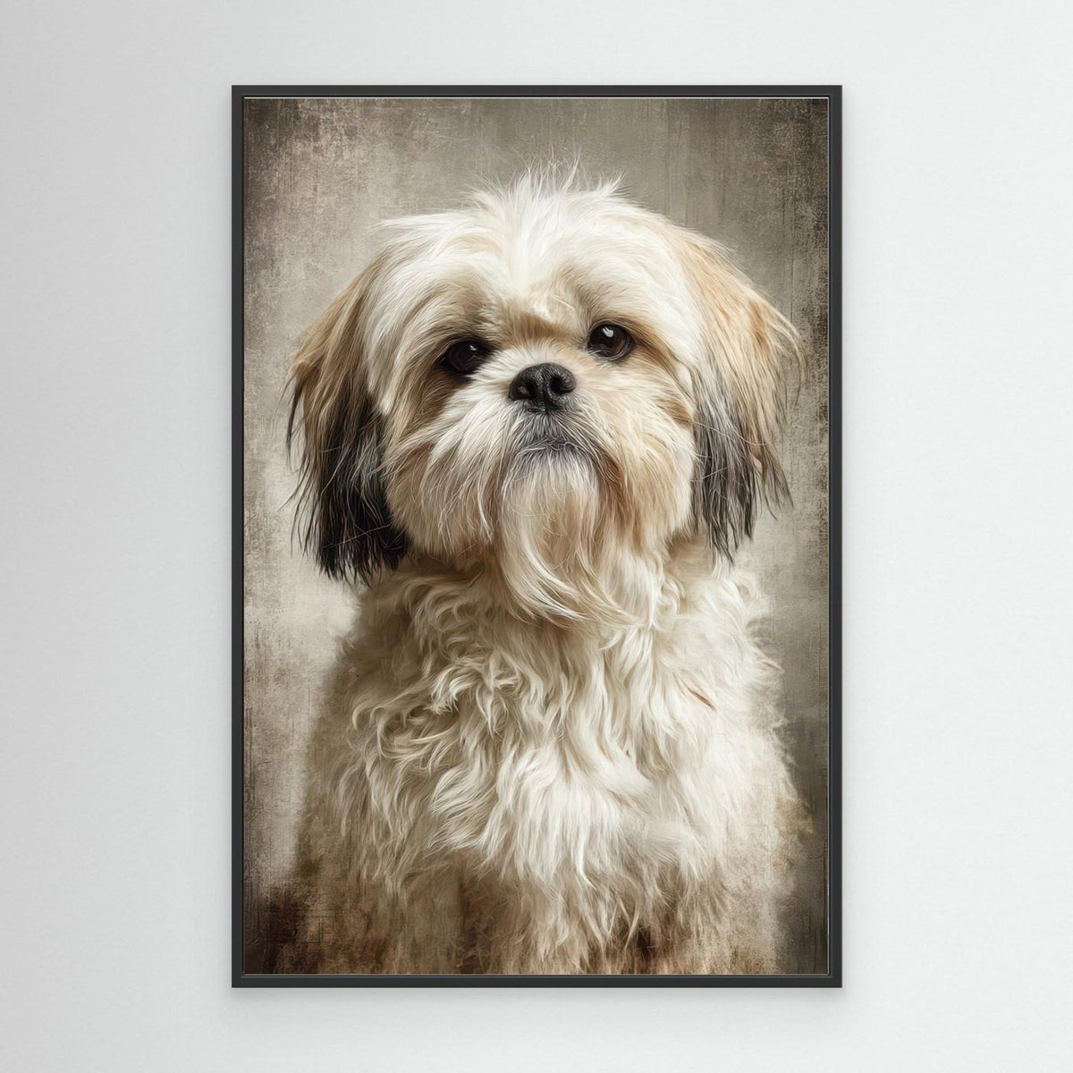 Shih Tzu Dog Portrait 1 by Rafal Kulik