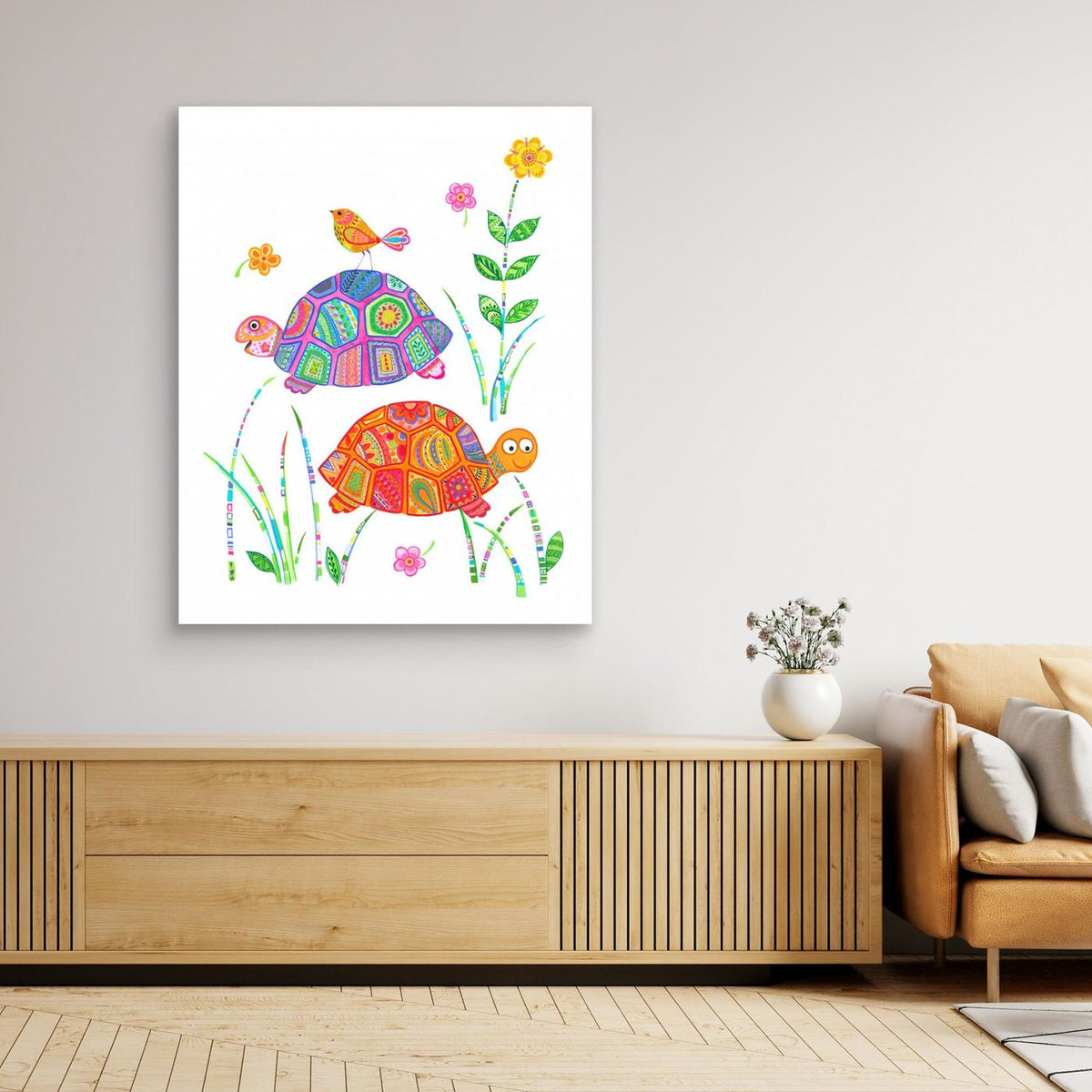 Decorative Tortoises Clean Scan by Isabelle Brent