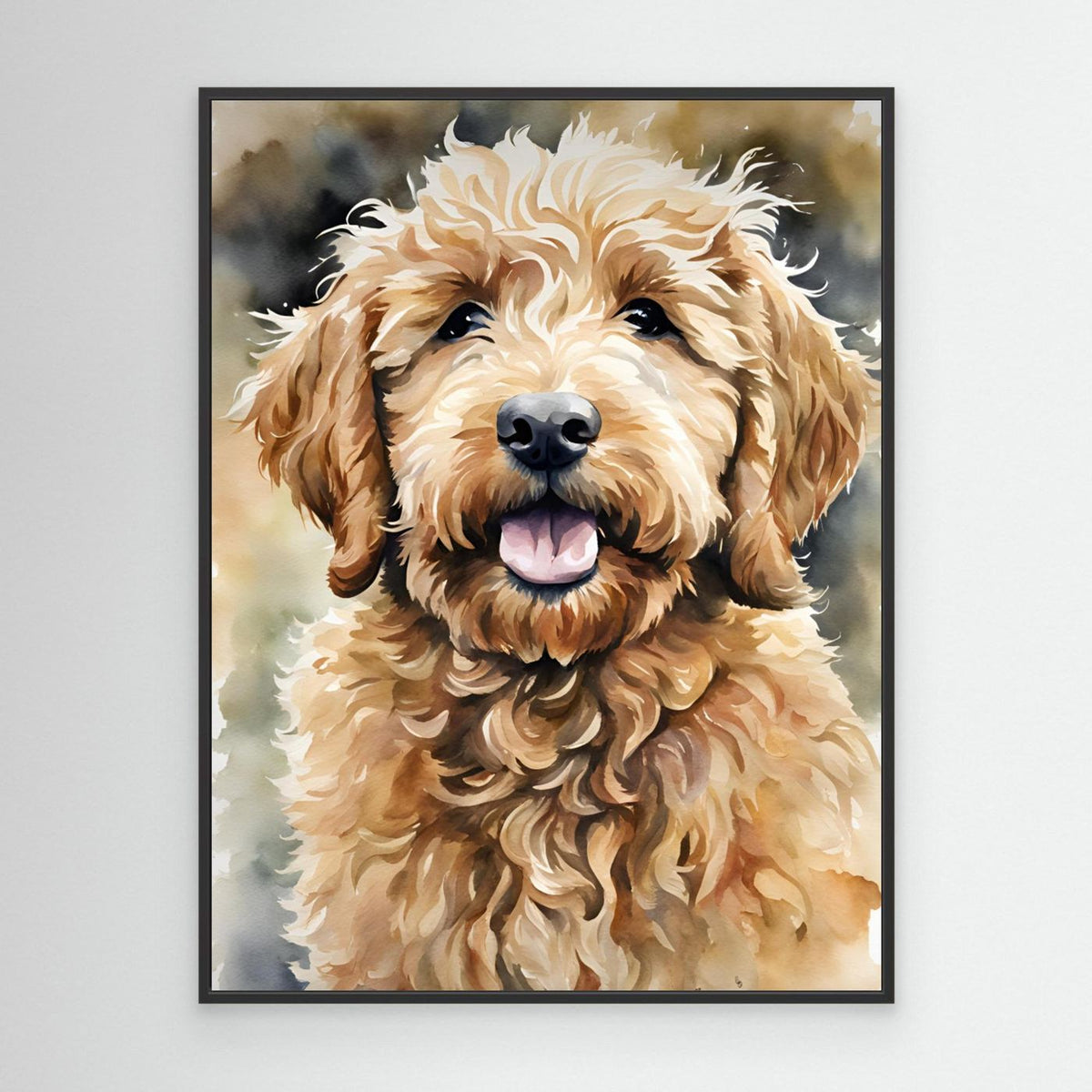 Golden Doodle Aquarell by Ohkimiko