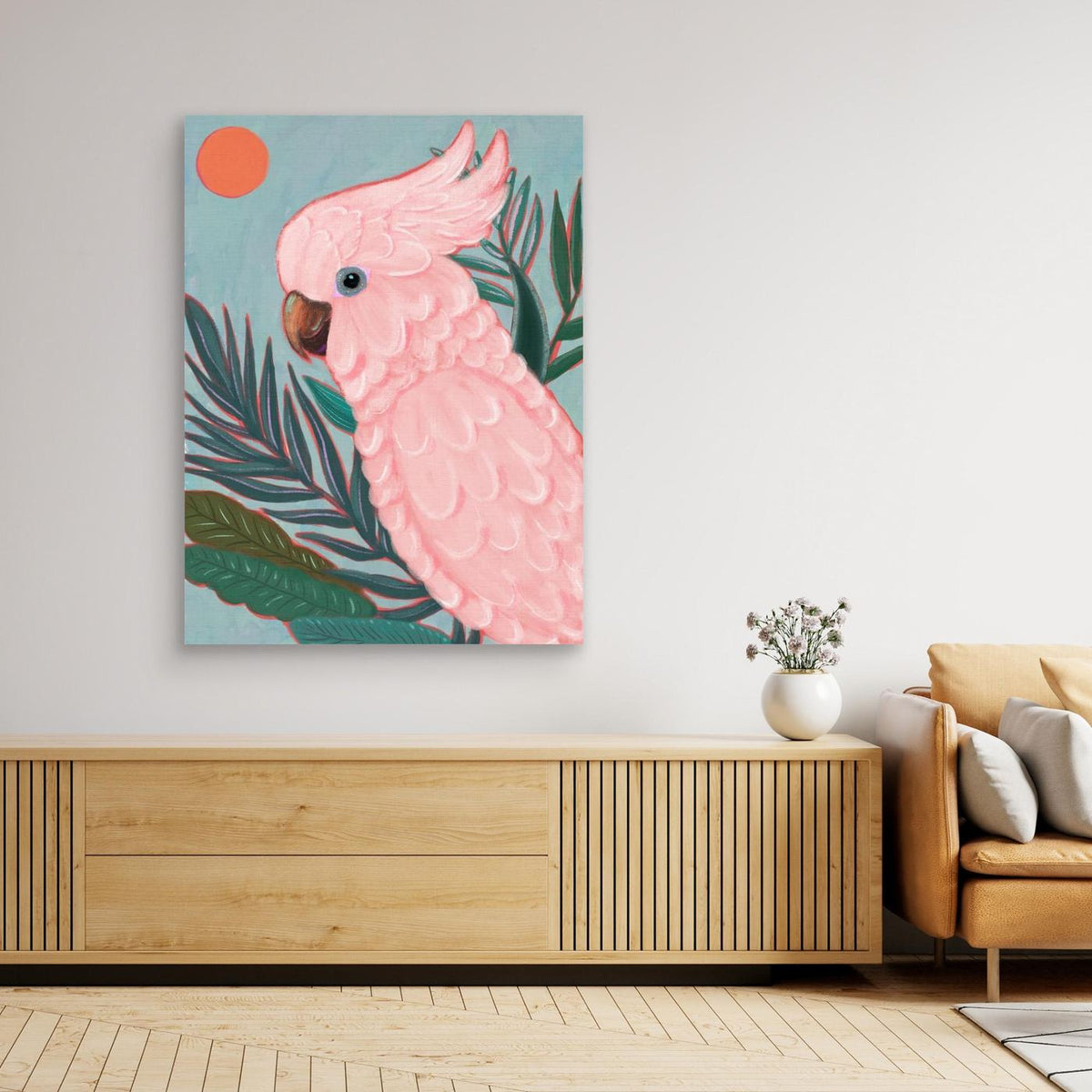 Pink Cockatoo by Katarzyna Gąsiorowska
