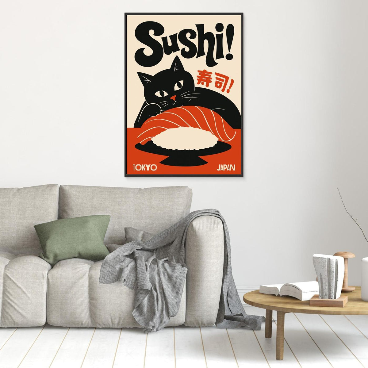 Japanese Sushi Cat by Patryk Krygowski