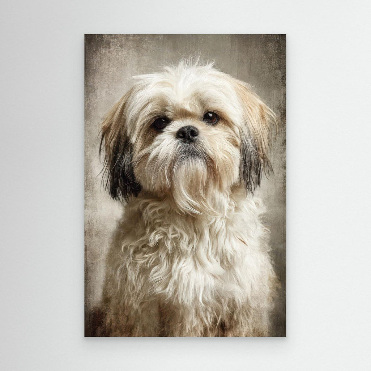 Shih Tzu Dog Portrait 1 by Rafal Kulik