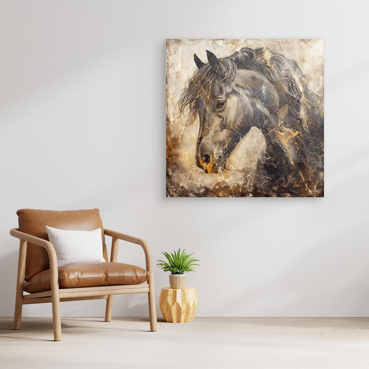Horse Vintage Art Illustration 11 by Rafal Kulik