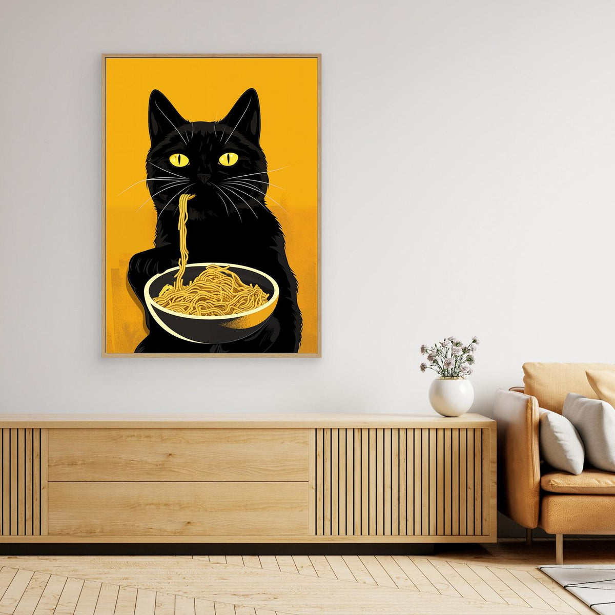 Noodle Cat No 2 by Andreas Magnusson
