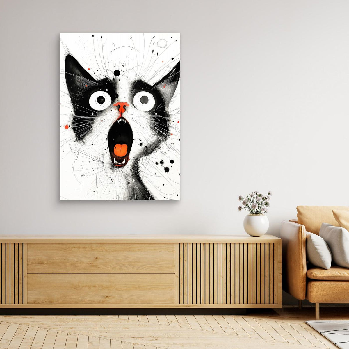 Drawing Cat Animal Art (15) by Justyna Jaszke