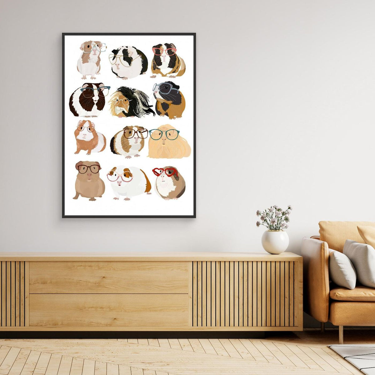 Guinea Pig in Glasses by Hanna Melin