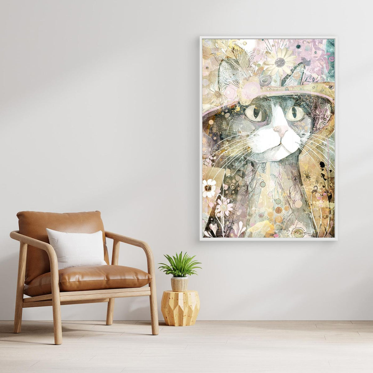 Cat Art Illustration 2 by Rafal Kulik