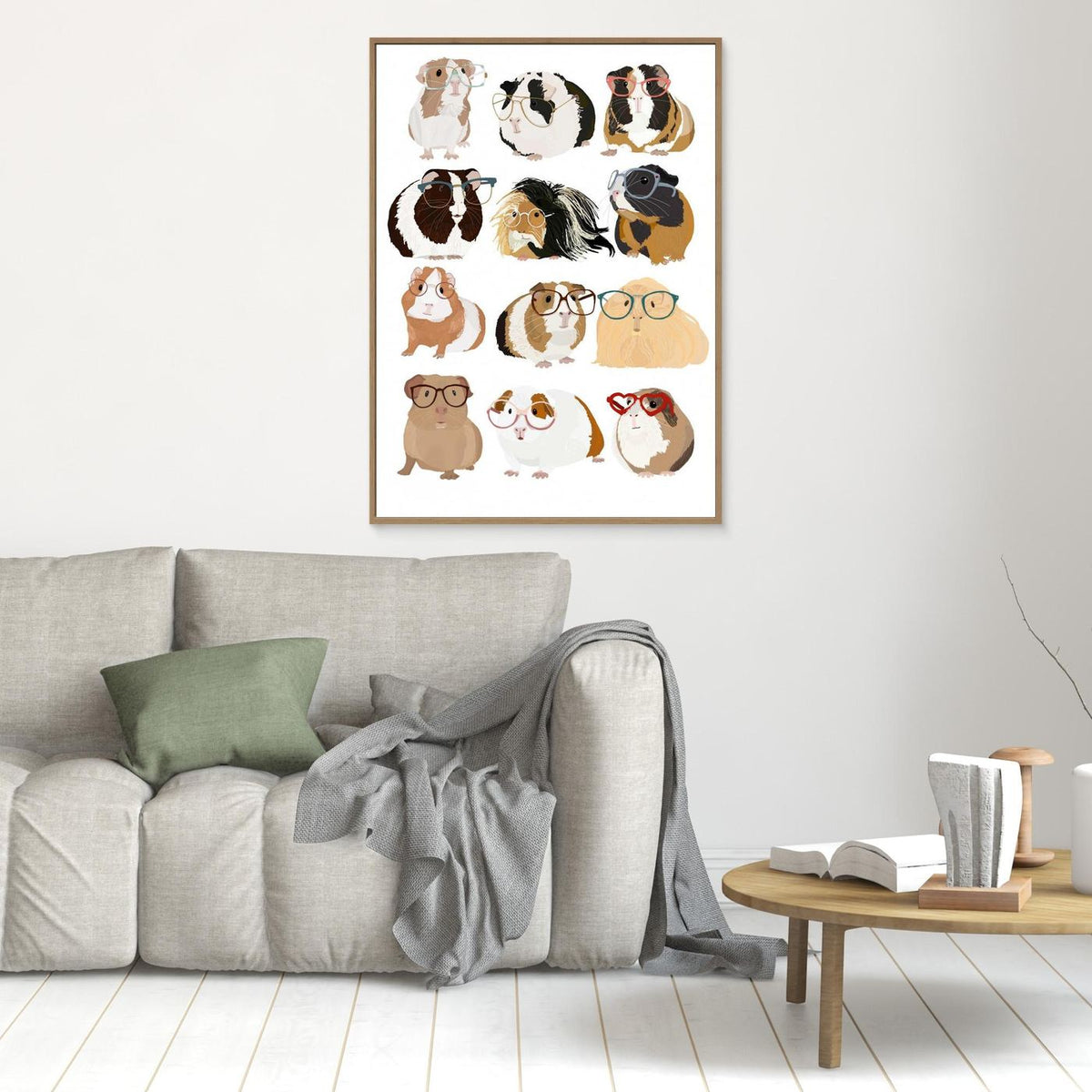 Guinea Pig in Glasses by Hanna Melin