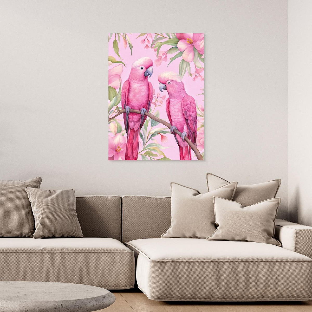 Pink Cockatoo Love by Andrea Haase