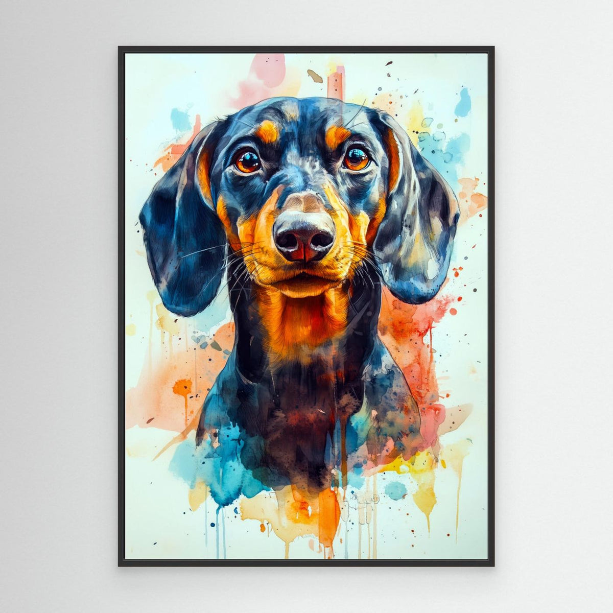 Dog Dachshund by Justyna Jaszke