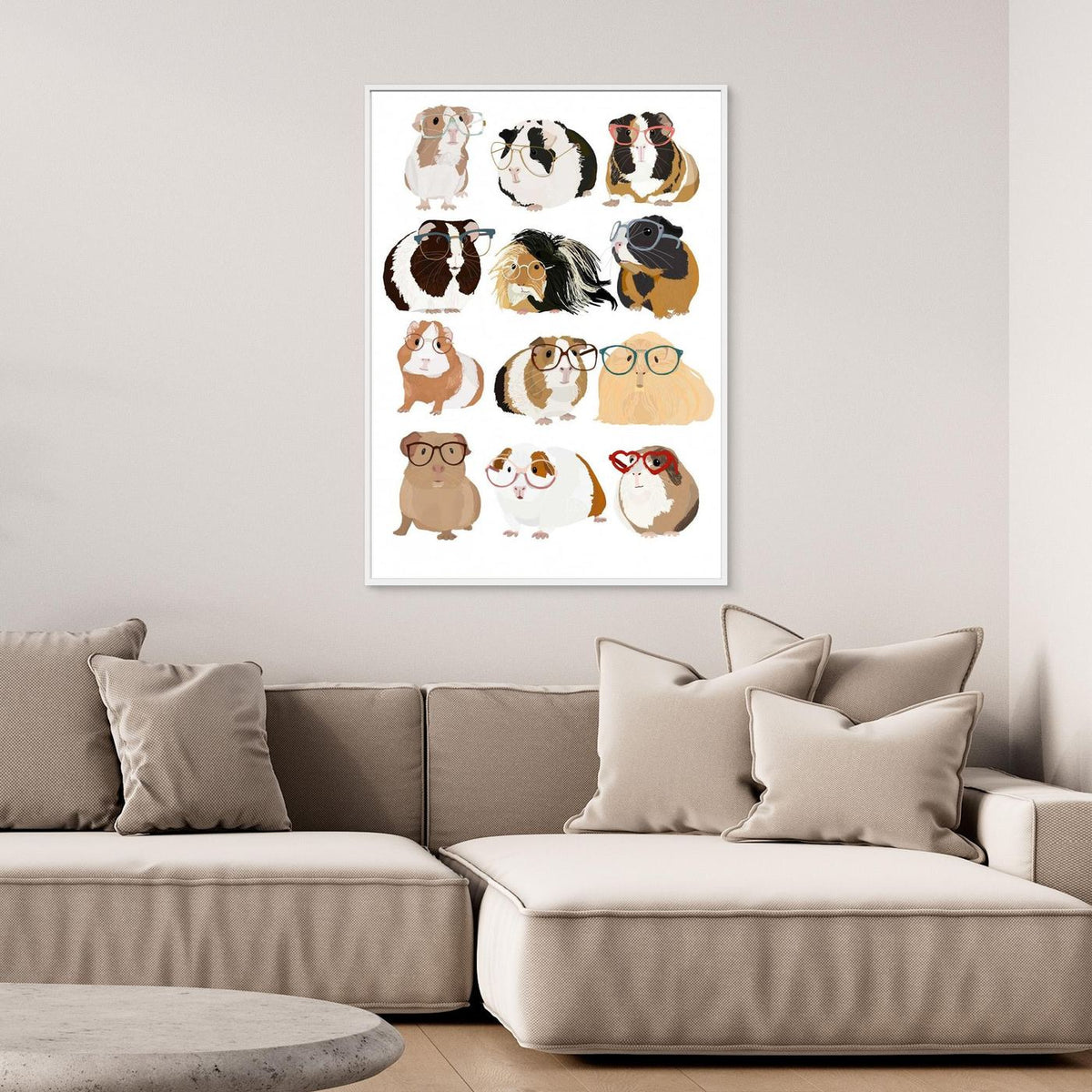 Guinea Pig in Glasses by Hanna Melin