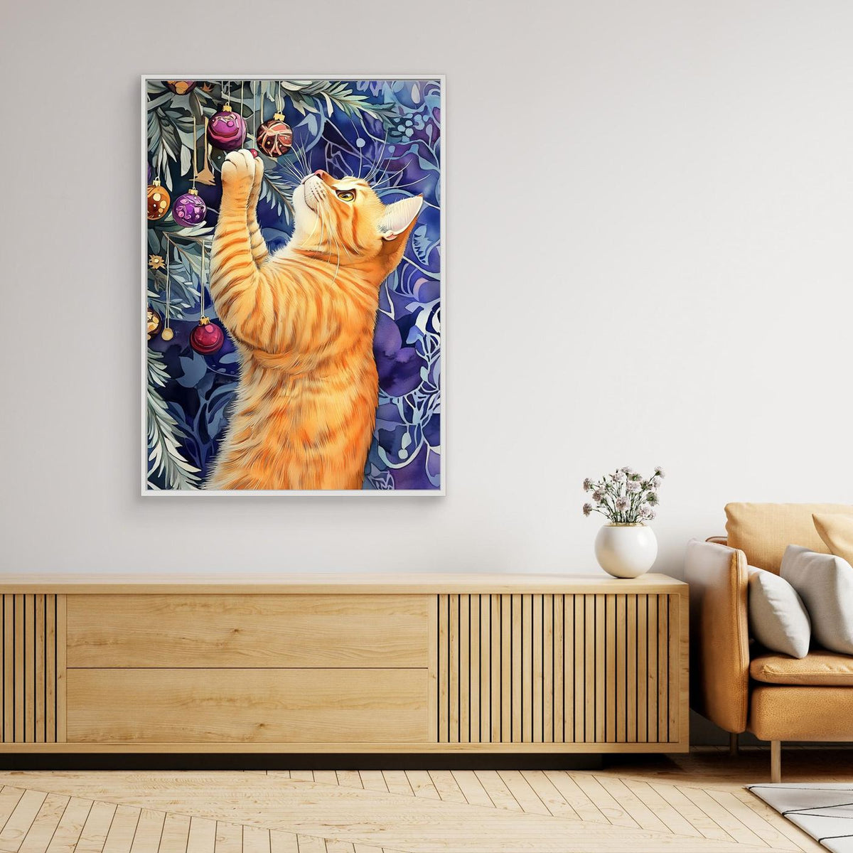 Cats Love the Christmas Tree (14) by Justyna Jaszke