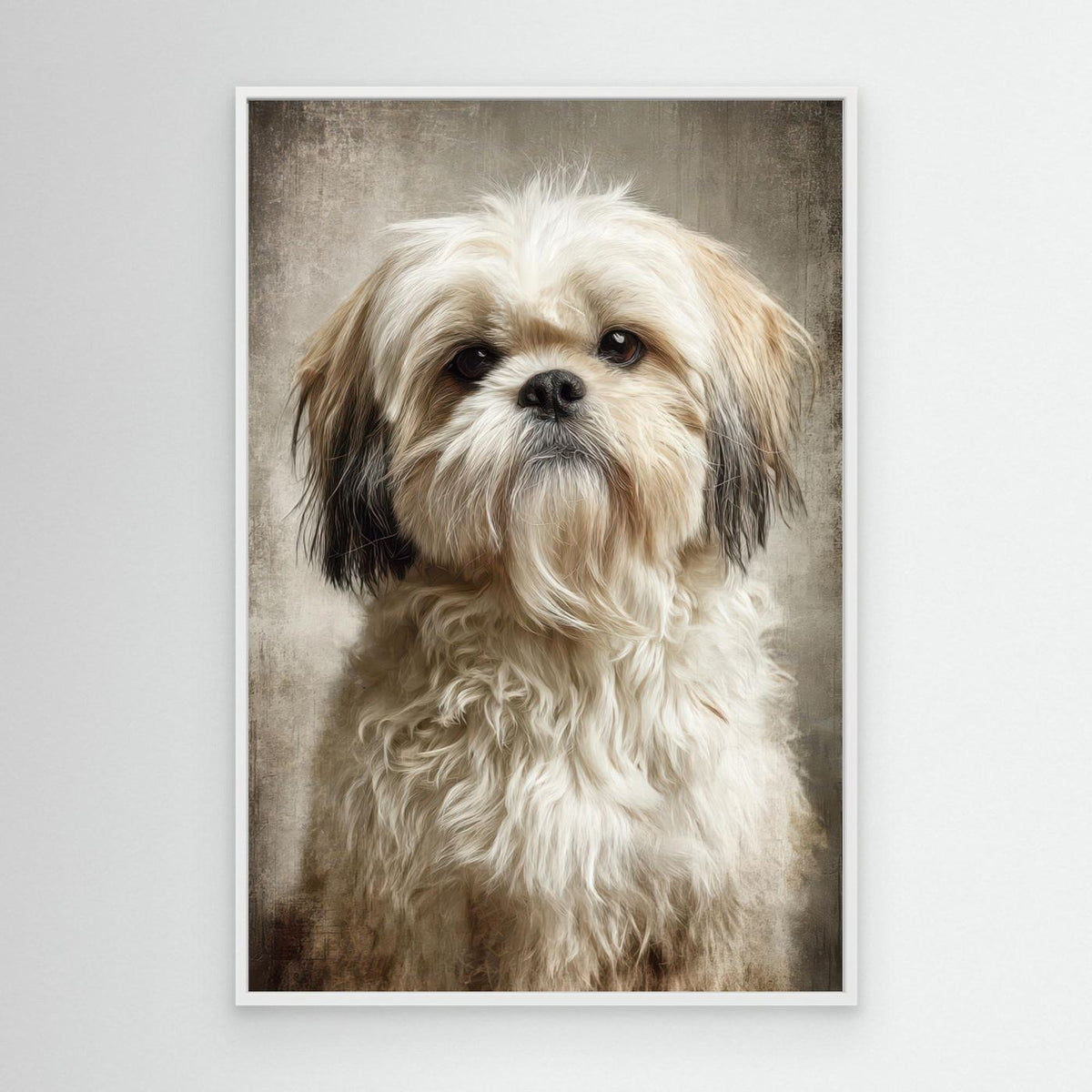 Shih Tzu Dog Portrait 1 by Rafal Kulik
