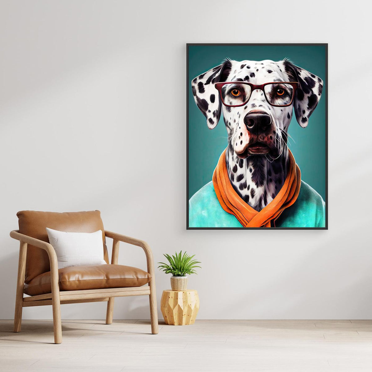 Dog Dalmatian by Justyna Jaszke