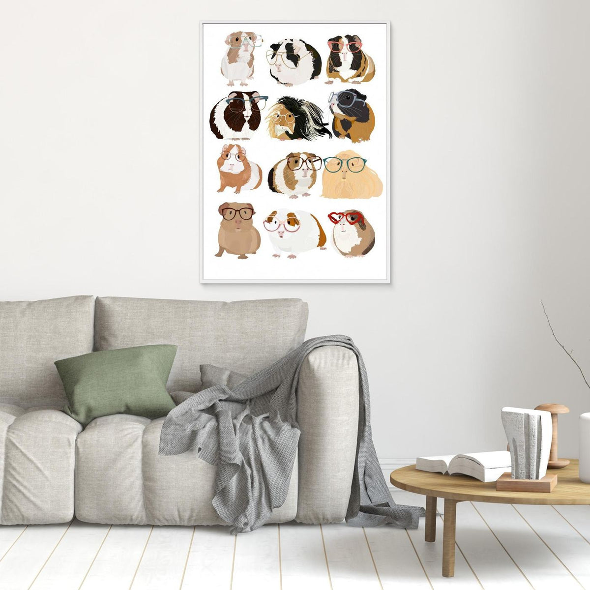 Guinea Pig in Glasses by Hanna Melin