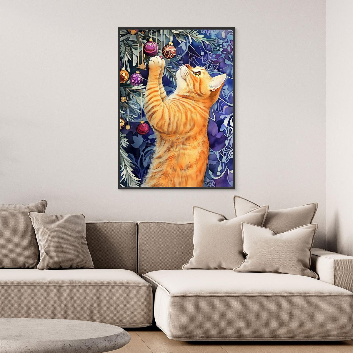 Cats Love the Christmas Tree (14) by Justyna Jaszke