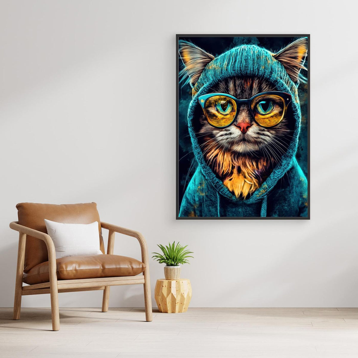 Hipster Cat 20 by Justyna Jaszke