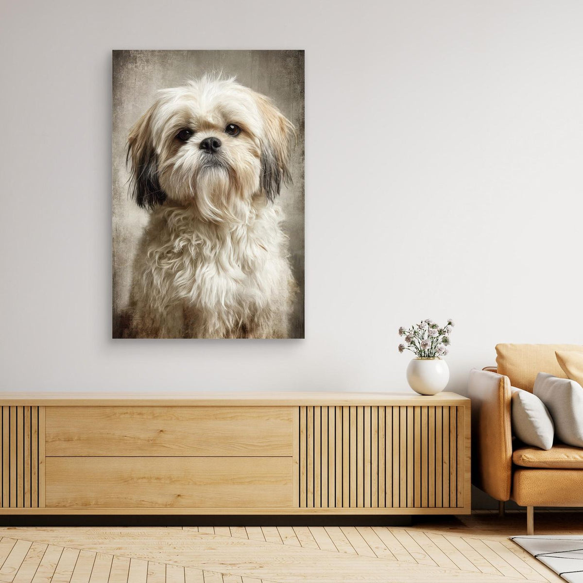 Shih Tzu Dog Portrait 1 by Rafal Kulik