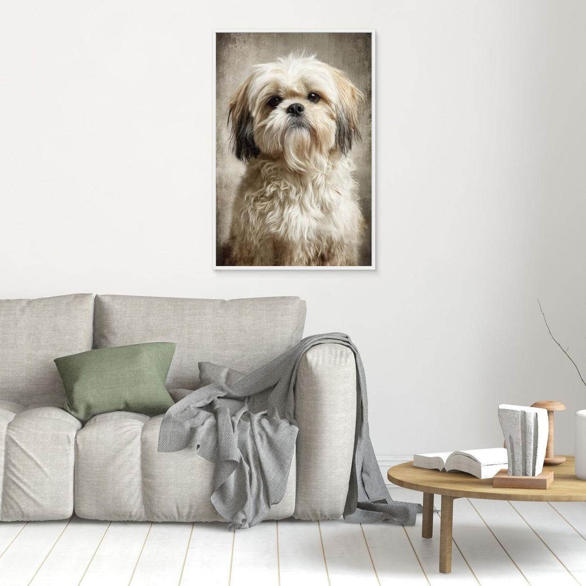 Shih Tzu Dog Portrait 1 by Rafal Kulik