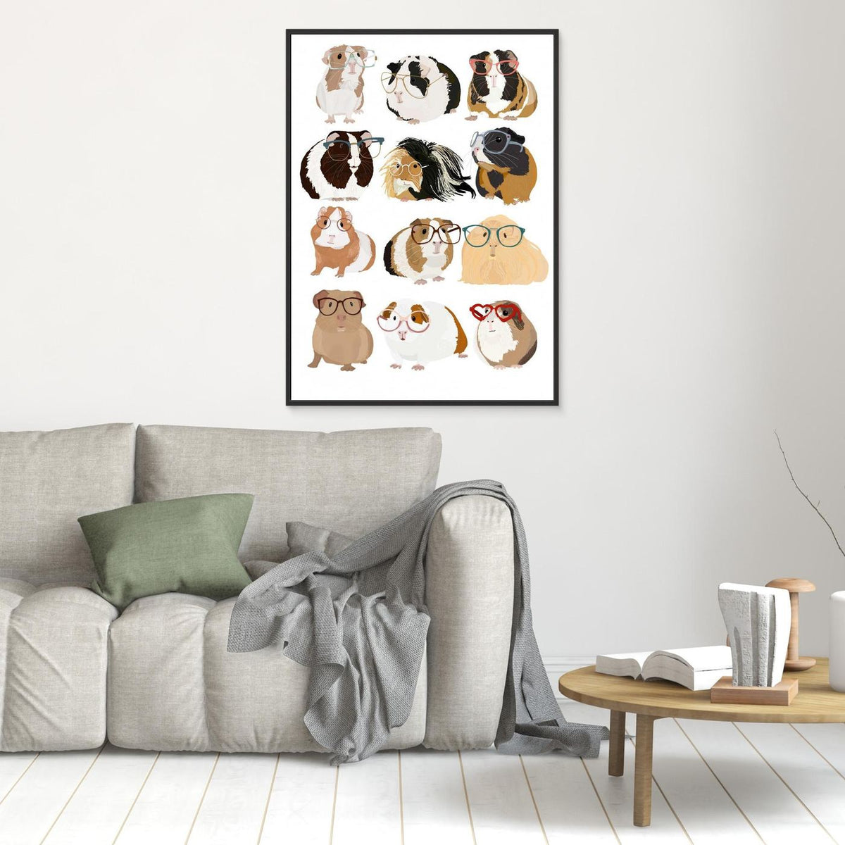 Guinea Pig in Glasses by Hanna Melin