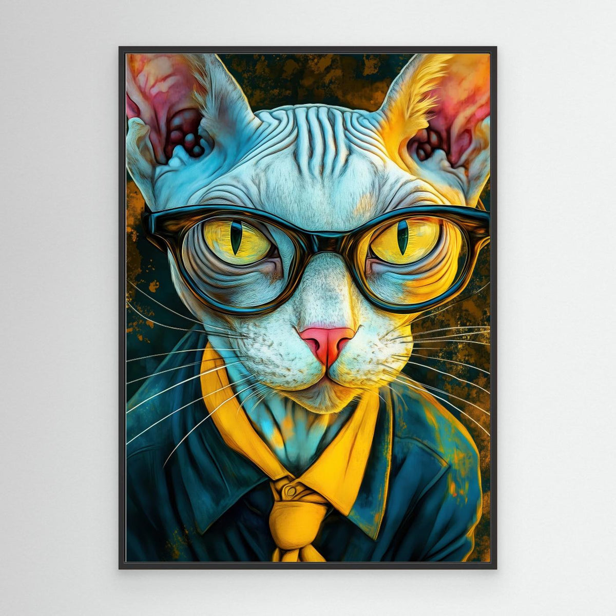 Hipster Cat 7 by Justyna Jaszke