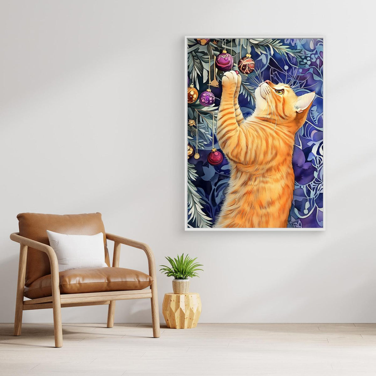 Cats Love the Christmas Tree (14) by Justyna Jaszke